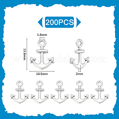 200 pz charms in lega stile tibetano&nbsp;TIBEP-UN0001-26