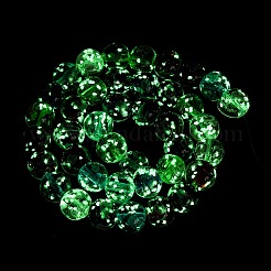 Leuchtende handgemachte Glod Sand Bunte Malerei Perlen Stränge&nbsp;LAMP-B028-03R-10mm