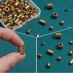 100 pièces 10 styles de perles en alliage de zinc de style tibétain&nbsp;FIND-SP0005-94