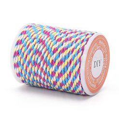 Cordon en polycoton à 4 brin avec fil métallique&nbsp;OCOR-Z003-D42