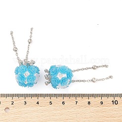 Perline di strass luminose in argilla polimerica fatte a mano&nbsp;CLAY-H003-09P-03