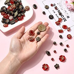 100pcs perles acryliques&nbsp;OACR-SC0002-42