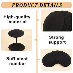 8 base de chapeau fascinateur rond en tissu EVA pour la magie de la chapellerie&nbsp;AJEW-BC0006-48A