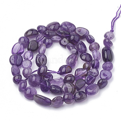 Natürlichen Amethyst Perlen Stränge&nbsp;G-S340-10