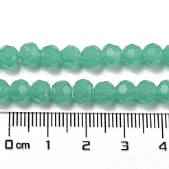Soportes de cuentas de vidrio de imitación de jade&nbsp;X-EGLA-A035-J6mm-D10