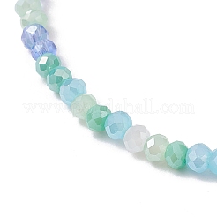 Facettierte Glas-Stretch-Armbänder für Frauen&nbsp;BJEW-JB11481