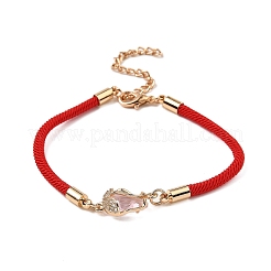 12 pz 12 colori braccialetti in poliestere&nbsp;BJEW-P340-07G