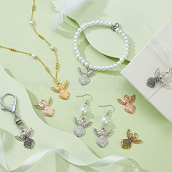 54 pièces 9 styles pendentifs en alliage de style tibétain&nbsp;FIND-GA0005-47