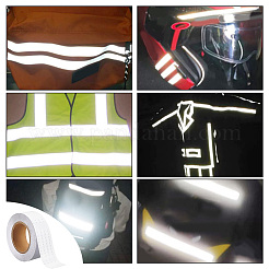 Reflektierende selbstklebende PVC-Sicherheitsbänder mit Wabenmuster für Autos&nbsp;DIY-WH0430-382