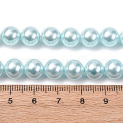 Fili di perle di conchiglie galvanizzate&nbsp;BSHE-G041-8mm-03