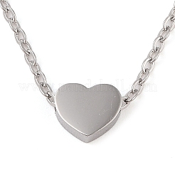 Collares colgantes de acero inoxidable 304 que no se deslustran&nbsp;LS-NJEW-P001-10P