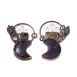 Natürlichen Amethyst große Anhänger&nbsp;G-D483-02AB