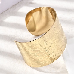 Manschettenarmbänder aus chirurgischem Edelstahl 316l&nbsp;BJEW-D454-01D-G
