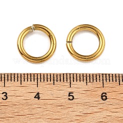 Ionenplattierung (IP) 304 Edelstahl offene Biegeringe&nbsp;STAS-M081-02G-04