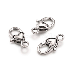Tibetischen Stil Legierung Karabiner Schnallen&nbsp;TIBE-KS0001-05AS