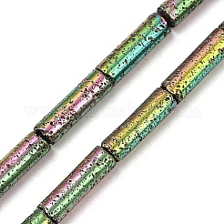 Hebras de cuentas de roca de lava natural galvanizada&nbsp;G-K388-03B-08
