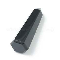 Decoración de exhibición de obsidiana natural puntiaguda&nbsp;G-G973-02B