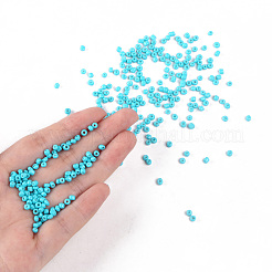Perles de rocaille en verre&nbsp;SEED-S002-K10