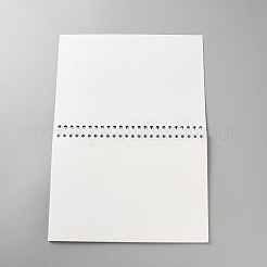 Sticker-Sammel-Loseblatt-Notizbuch im A5-Format mit Spiralbindung&nbsp;AJEW-WH20019-17G
