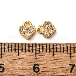 Pendentifs avec zircon cubiques à micro-pavés en laiton&nbsp;KK-A274-25G