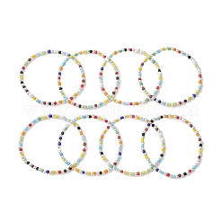 Stretch-Armbänder aus Glasperlen&nbsp;BJEW-JB10957
