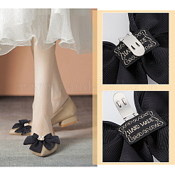 Schleifenschuhdekorationen aus Polyester&nbsp;FIND-WH0002-18A