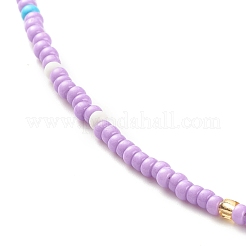 Collana di perline di semi di vetro&nbsp;NJEW-JN03825-03