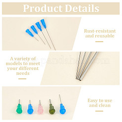 96 aiguilles de distribution de colle en acier inoxydable 304 de 16 styles&nbsp;FIND-FG0002-95