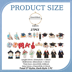 DIY-Sets zur Herstellung von Weinglas-Anhängern aus Messing&nbsp;DIY-PH0031-74
