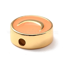 Abalorios de esmalte de bronce&nbsp;KK-D068-01G-RS