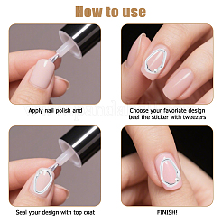 6 Blatt Nagelkunst-Aufkleber für Haustiere&nbsp;DIY-HS0002-07