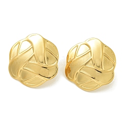 Boucles d'oreilles à tige en acier inoxydable 304 avec placage ionique (IP)&nbsp;EJEW-G400-29G