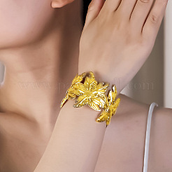 Armreifen mit Blumenmuster aus Eisen für Damen&nbsp;WG811A9-01