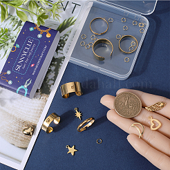 Kit para hacer anillos con dijes de diy&nbsp;DIY-SC0023-58