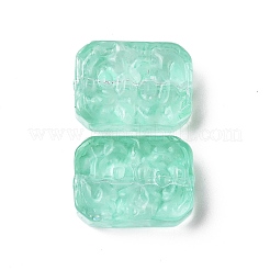 Perle di vetro verniciate a spruzzo trasparente&nbsp;X-GLAA-I050-08H