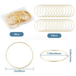 50 Stück Messing-Verbindungsringe&nbsp;KK-SP0002-12B