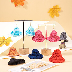 DIY-Set zum Herstellen von gewebten Wollgarnmützen und -ohrringen&nbsp;DIY-TA0011-32