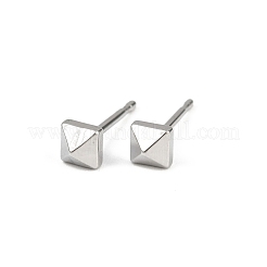 Messing Ohrstecker für Damen&nbsp;EJEW-G441-02P
