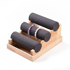 3 Schicht Holzschmuckarmband zeigt Ständer&nbsp;RDIS-K003-02A