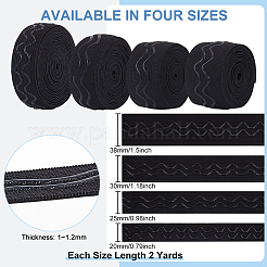 Ceinture élastique tricotée antidérapante en polyester&nbsp;OCOR-BC0005-77