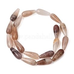 Naturquarzperlen Stränge&nbsp;GG-CBA0487-B02-8x21mm