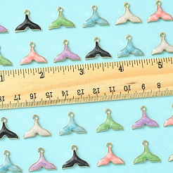 24pcs 6 pendentifs en alliage de couleurs&nbsp;ENAM-FS0002-04