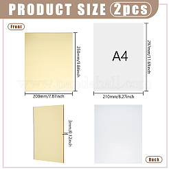 Láminas de acrílico&nbsp;DIY-WH0622-330A