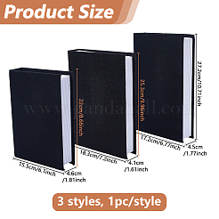 3 libro di simulazione di modelli in lino/cotone in 3 stili&nbsp;AJEW-DC0003-80