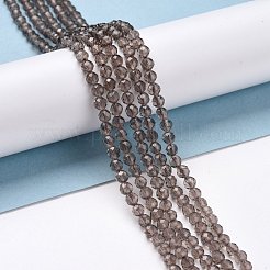 Natürliche Eis Obsidian Perlen Stränge&nbsp;G-D463-10C