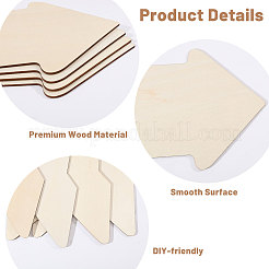 8 Stück Pfeilform&nbsp;WOOD-CA0001-86
