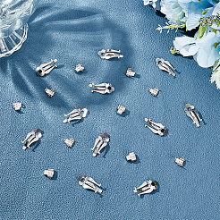 200 Set Ohrclips aus chirurgischem Edelstahl 316&nbsp;STAS-DC0011-89