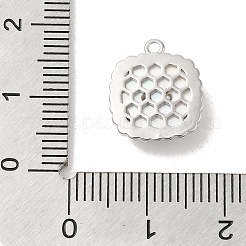 Latón micro pavimenta claro cubic zirconia encantos&nbsp;KK-Z073-26P
