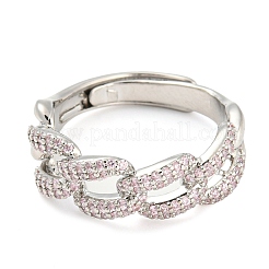 Chaînes gourmettes en forme de zircone cubique&nbsp;RJEW-Q781-05P-01