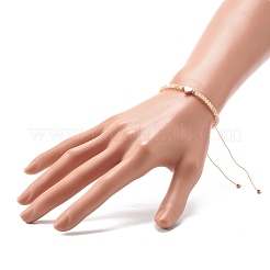 Ensembles de bracelets de perles tressées en fil de nylon&nbsp;BJEW-JB06456